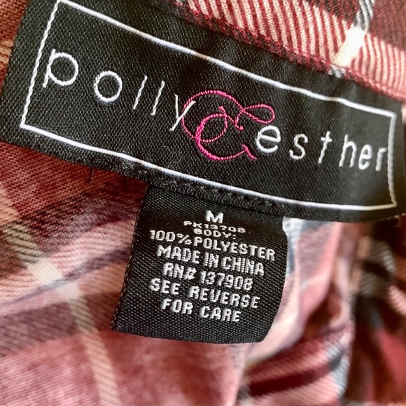 Polly & Esther Laced Flannel • M - Picture 2 of 4